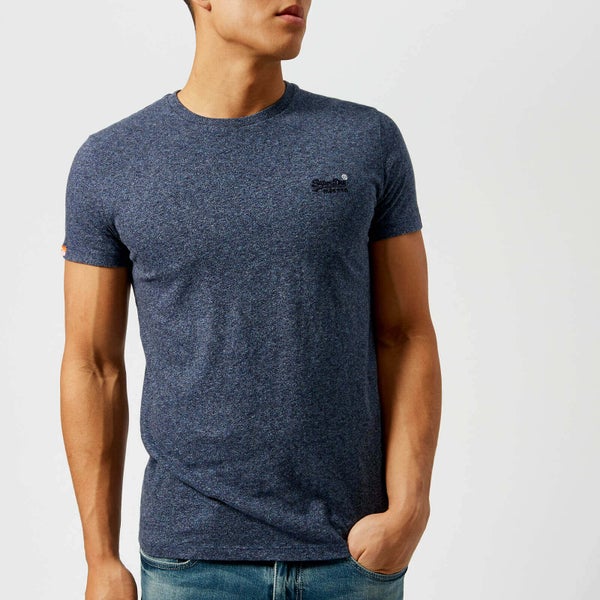 Superdry Men's Orange Label Vintage Embroidery T-Shirt - Deep Lagoon Grit
