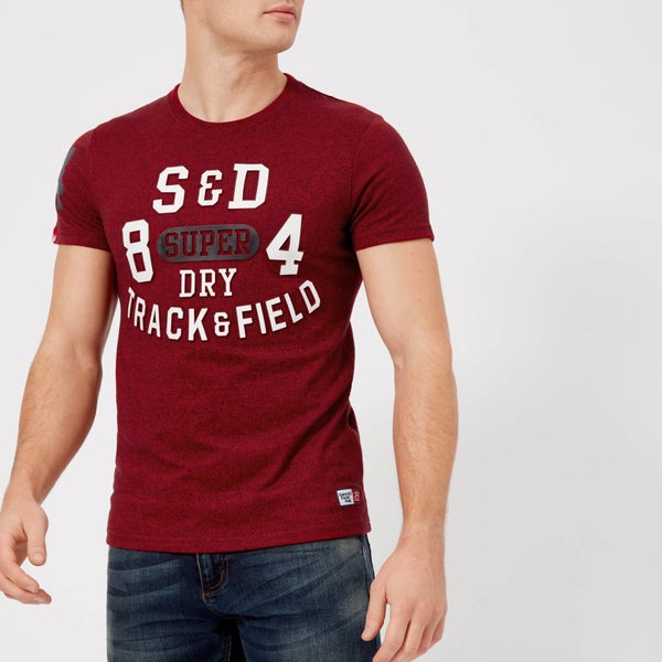 Superdry Men's Trackster T-Shirt - Red Hook Grit