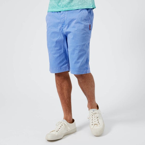 Superdry Men's International Chino Shorts - Hyper Charge Blue