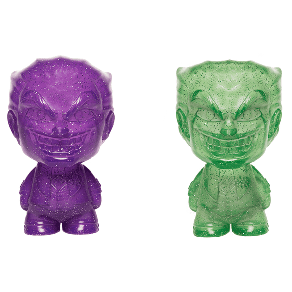 DC Joker Purple and Green Hikari XS Vinyl Figure 2 Pack