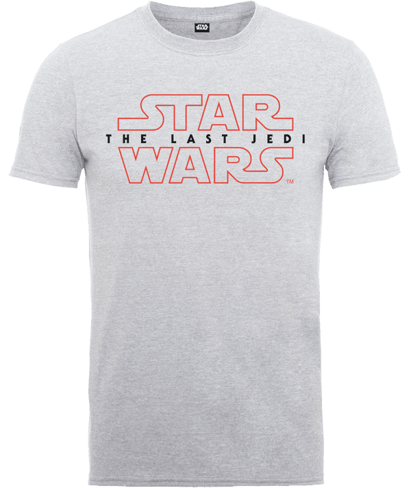 Camiseta Star Wars Los Últimos Jedi "The Last Jedi" - Hombre - Gris
