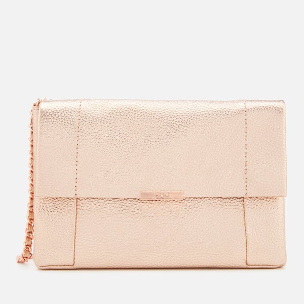 Ted Baker Women's Parson Unlined Soft Leather Cross Body Bag - Rose Gold
