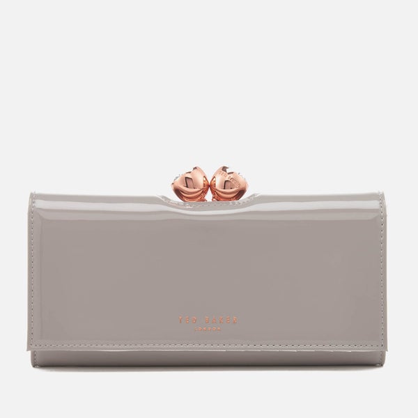 Ted Baker Women's Twisted Bobble Patent Matinee Purse - Light Grey