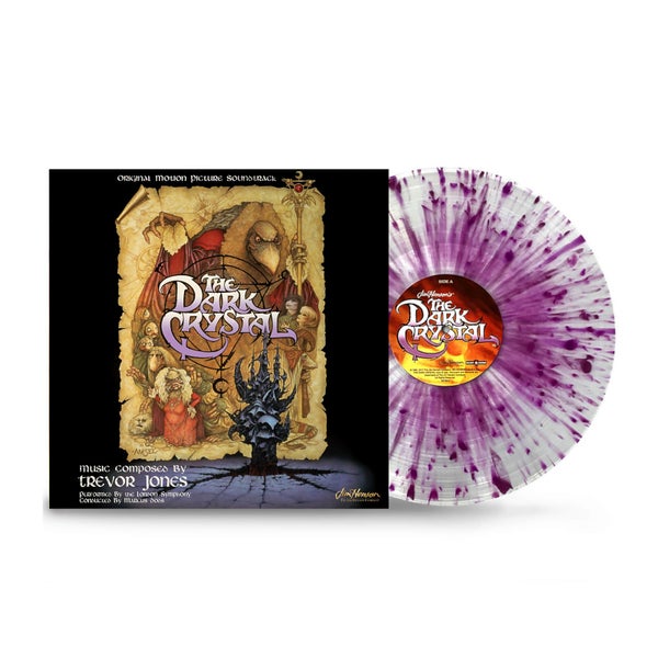 Dark Crystal Vinyl Soundtrack (Transparent with Purple Splatter variant) LP - Zavvi Exclusive