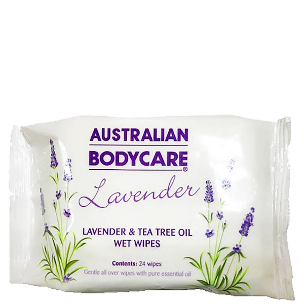 Australian Bodycare Lavender and Tea Tree Oil Wipes (24 Pack)