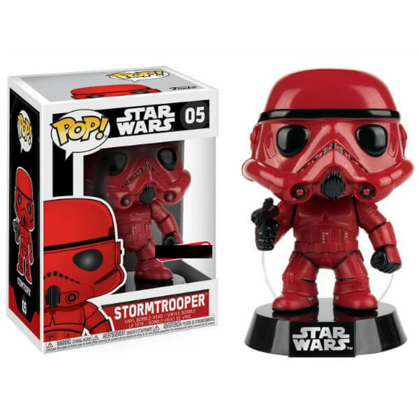 Figurine Pop! EXC Stormtrooper Rouge - Star Wars