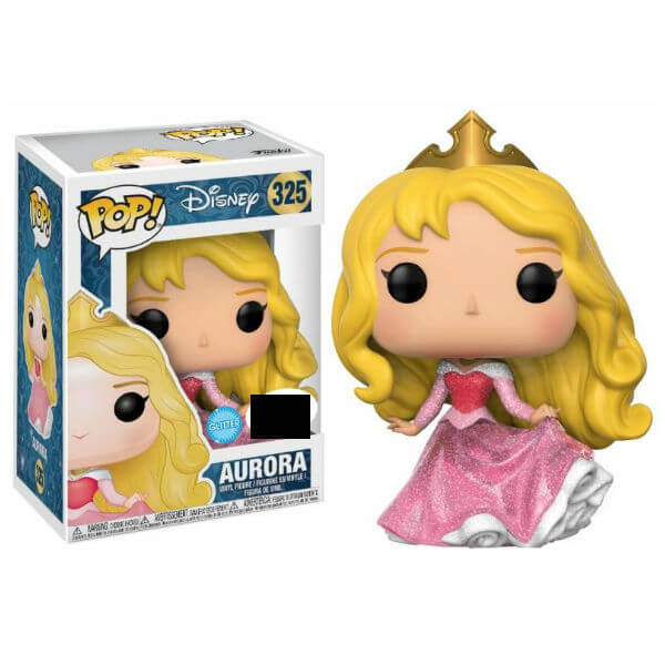 Disney Sleeping Beauty Aurora Glitter EXC Pop! Vinyl Figur