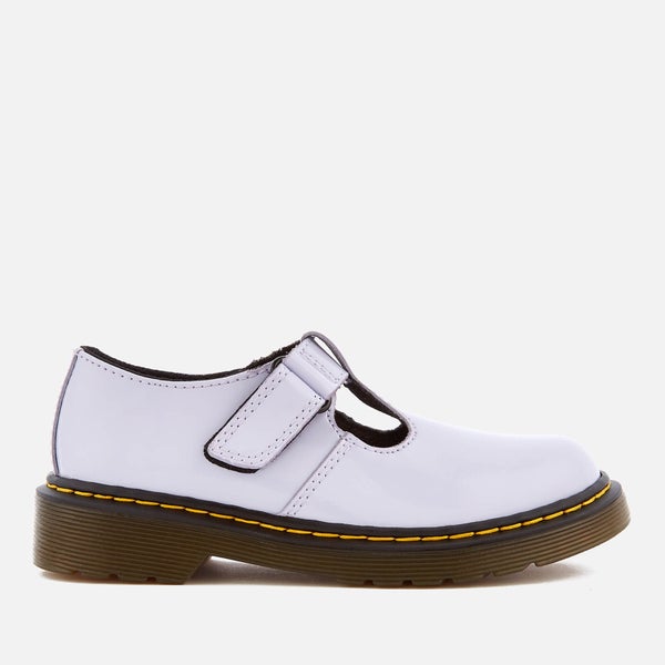 Dr. Martens Kids' Goldie Patent Lamper Leather Mary Jane Shoes - Purple Heather
