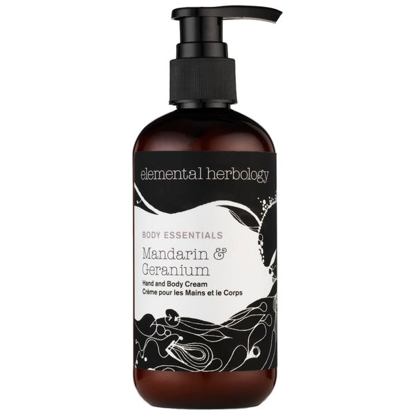 Elemental Herbology Mandarin and Geranium Hand and Body Cream 300 ml