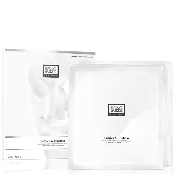 Erno Laszlo White Marble Bright Hydrogel Mask (pakke med 4)