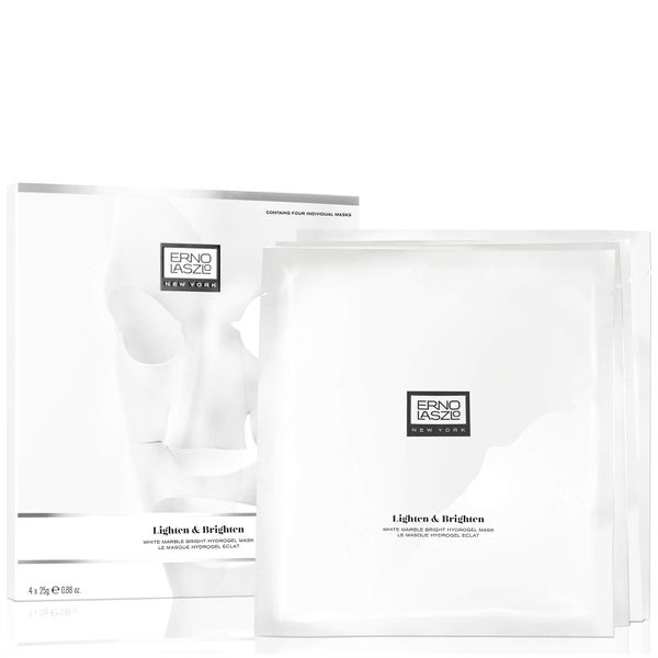 Mascarilla iluminadora en hidrogel White Marble de Erno Laszlo (Pack de 4)