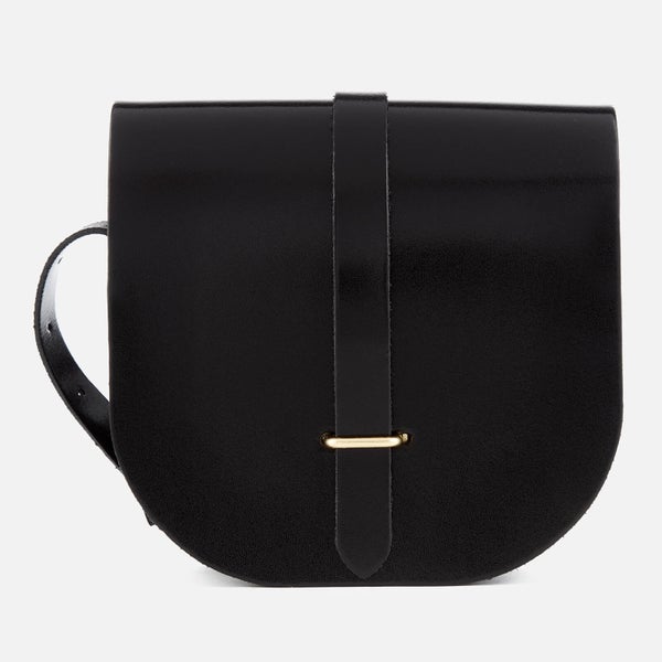 The Cambridge Satchel Company Women's Saddle Bag - Patent Black