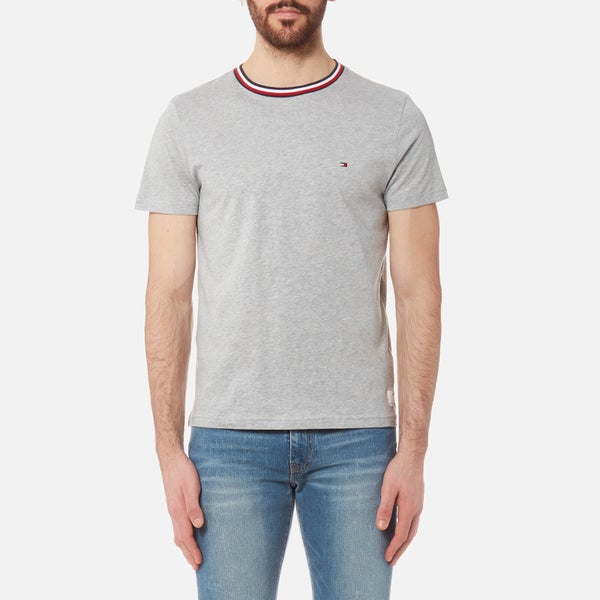 Tommy Hilfiger Men's Felix Collar Detail T-Shirt - Cloud Grey