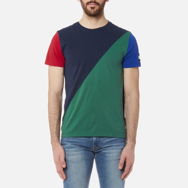 Tommy Hilfiger Men's Maddock Colour Block T-Shirt - Navy Blazer