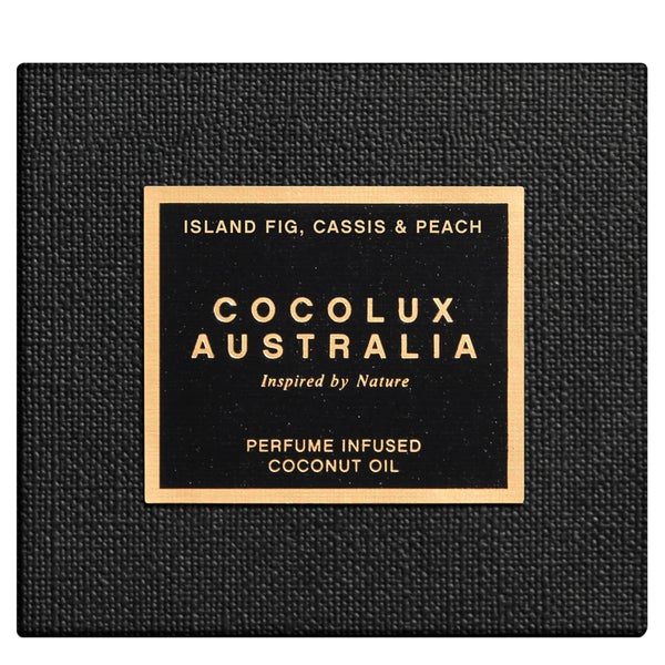 Cocolux Australia Island Fig, Cassis and Peach Luna Brass Candle 225g