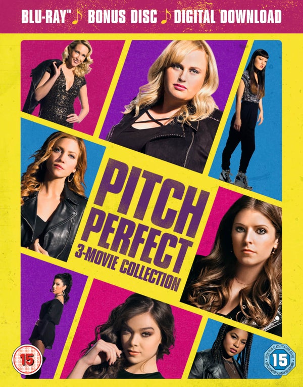 Pitch Perfect 3-Movie Boxset (Blu-Ray + Bonus Disc + Digital download)