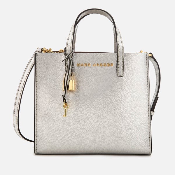 Marc Jacobs Women's Mini Grind Tote Bag - Silver