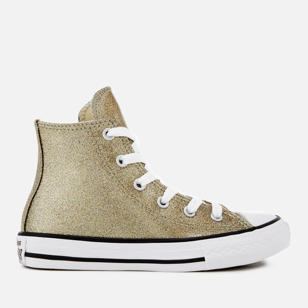 Converse Kids' Chuck Taylor All Star Hi-Top Trainers - Gold/Natural/White