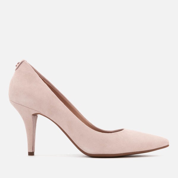 MICHAEL MICHAEL KORS Women's MK-Flex Suede Court Shoes - Soft Pink