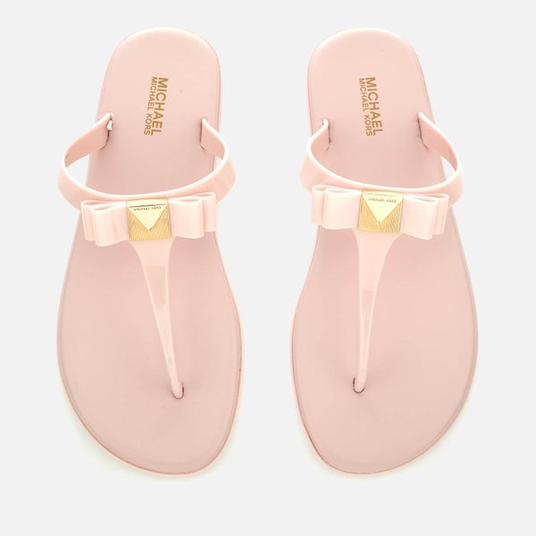MICHAEL MICHAEL KORS Women's Caroline Jelly Toe Post Sandals - Soft Pink