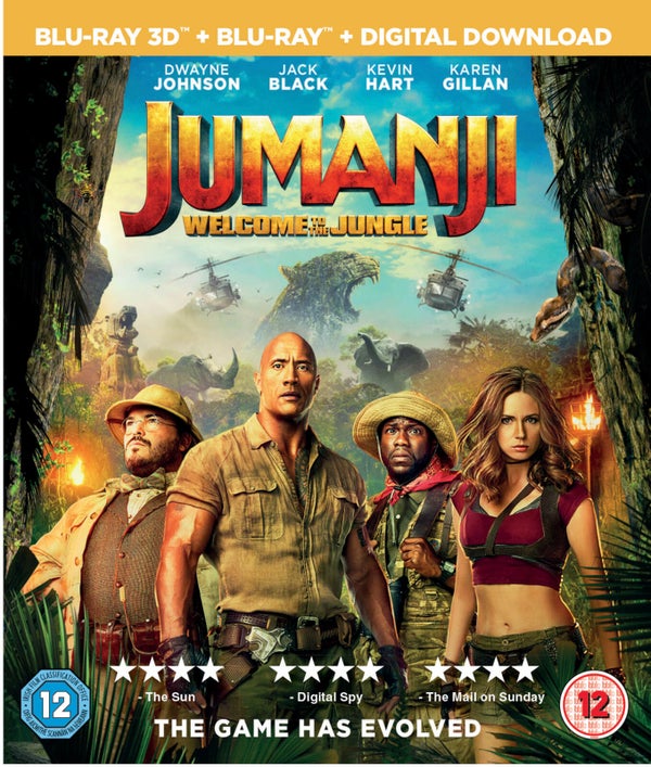 Jumanji: Welcome To The Jungle 3D (Includes 2D Version)