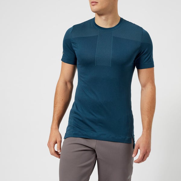 Asics Running Men's Cool Short Sleeve Seamless T-Shirt - Dark Blue