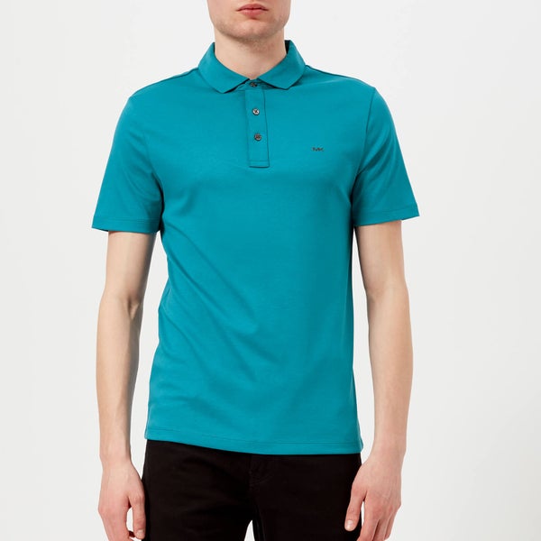 Michael Kors Men's Liquid Jersey Short Sleeve Polo Shirt - Coast Blue