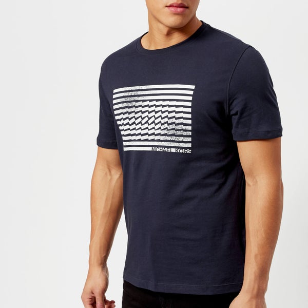 Michael Kors Men's Do the Wave Short Sleeve Graphic T-Shirt - Midnight