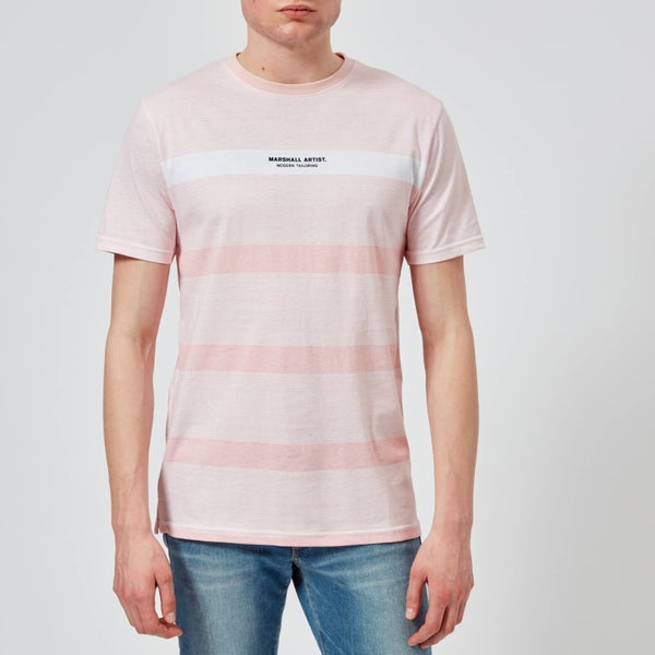 Marshall Artist Men's Classic Stripe T-Shirt - Pink
