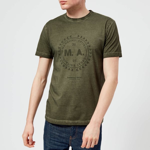 Marshall Artist Men's Garment Dyed T-Shirt - Khaki