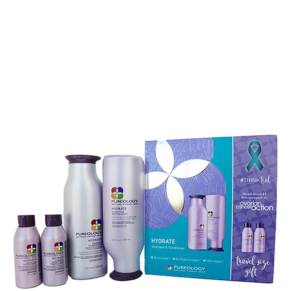 Pureology Hydrate Colour Care Shampoo and Conditioner Charity Set (Worth £50.00)