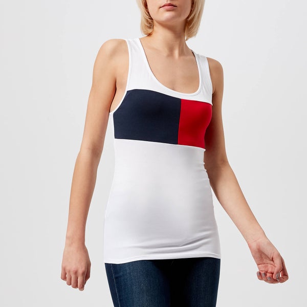 Tommy Hilfiger Women's Logo Tank Top - White