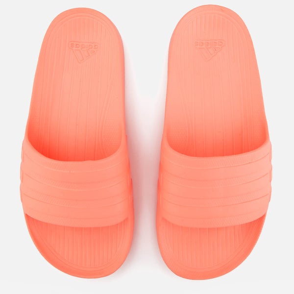 adidas Women's Duramo Slide Sandals - Chalk Coral