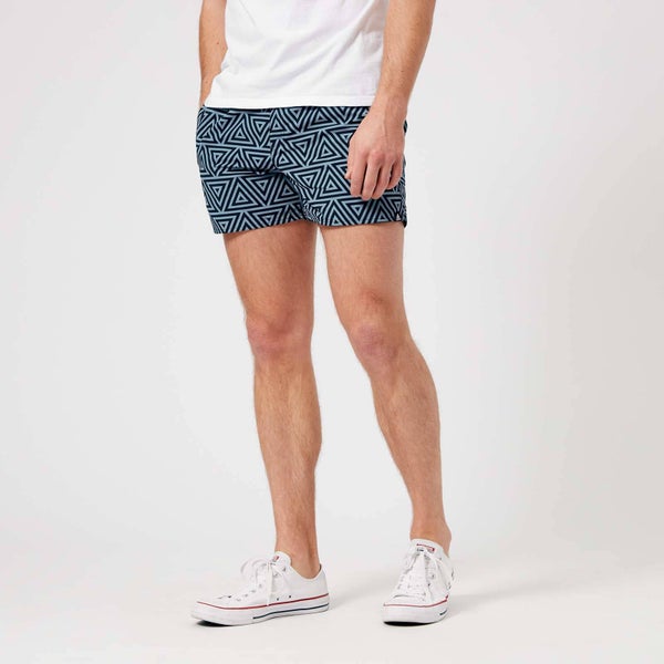 adidas Men's All Over Print Swim Shorts - Carbon