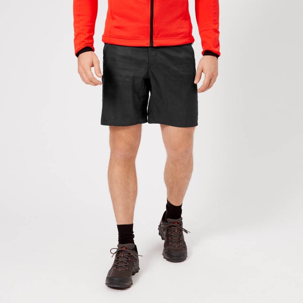 Adidas Terrex Men's Mountain Fly AOP Shorts - Carbon