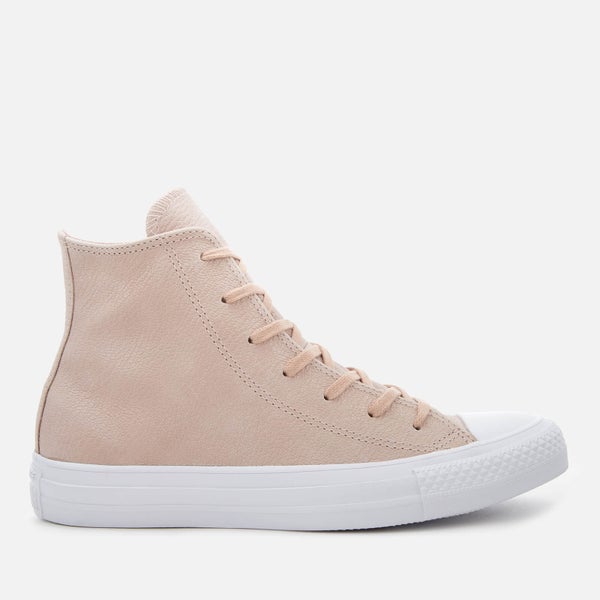 Converse Women's Chuck Taylor All Star Hi-Top Trainers - Particle Beige/Silver/White