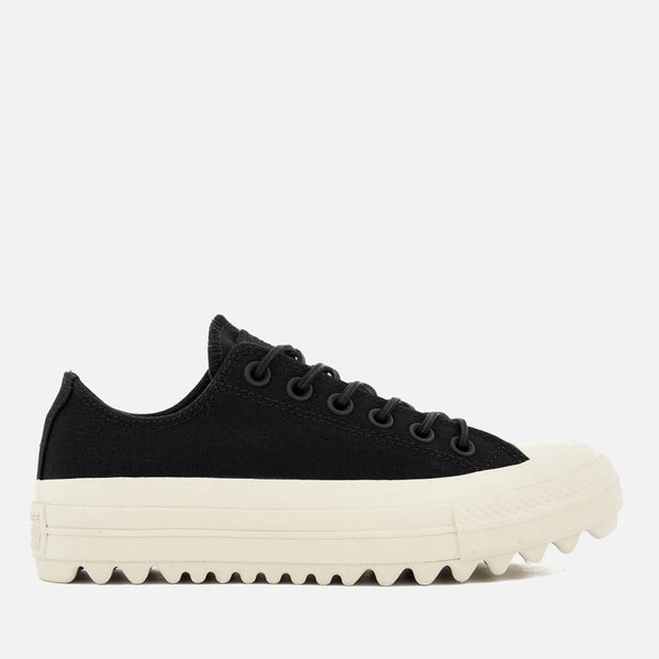 Converse Women's Chuck Taylor All Star Lift Ripple Ox Trainers - Black/Natural