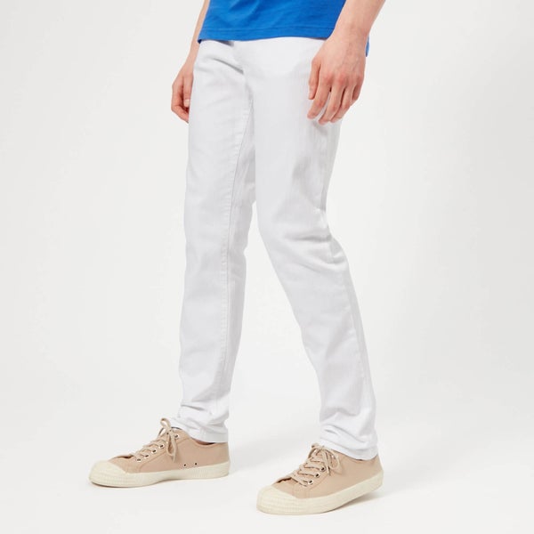 Versace Collection Men's Pocket Logo Denim Jeans - Bianco Ottico