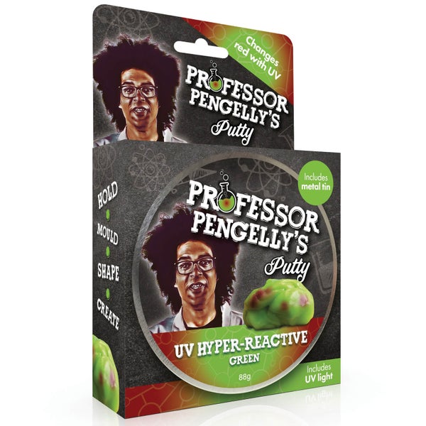 Professor Pengelly's Putty - U.V Hyper Reactive Green