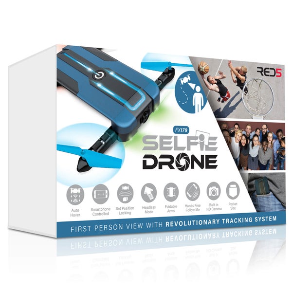 Drone Selfie Drone RED5 - Bleu
