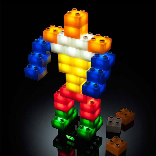 Cubes LED à Empiler - 36 Pièces - Multicolores