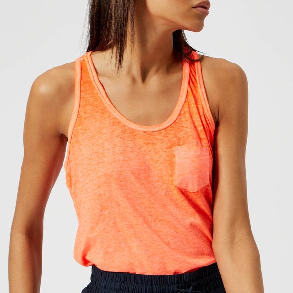 Superdry Women's Burnout Pocket Vest - Neon Coral
