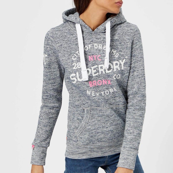 Superdry Women's City of Dreams Entry Hoody - Eclipse Navy Twist