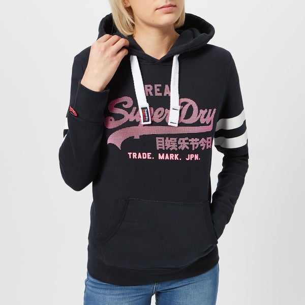 Superdry Women's Vintage Logo Duo Dot Entry Hoody - Eclipse Navy