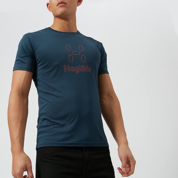 Haglofs Men's Glee Short Sleeve T-Shirt - Tarn Blue