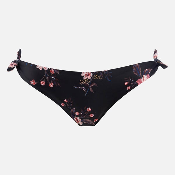 MINKPINK Women's Jasmine Tie Side Bikini Bottoms - Black
