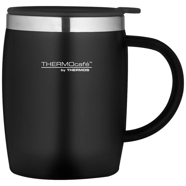 Thermos ThermoCafe Soft Touch Desk Mug - Black - 450ml
