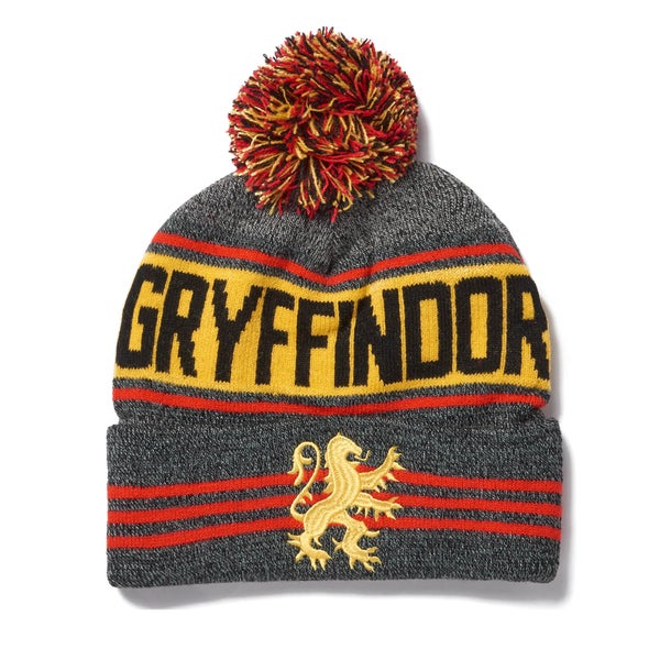 Harry Potter Gryffindor Bobble Hat - Grey