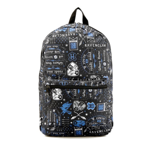 Harry Potter Ravenclaw Icon Sublimated Backpack - Black