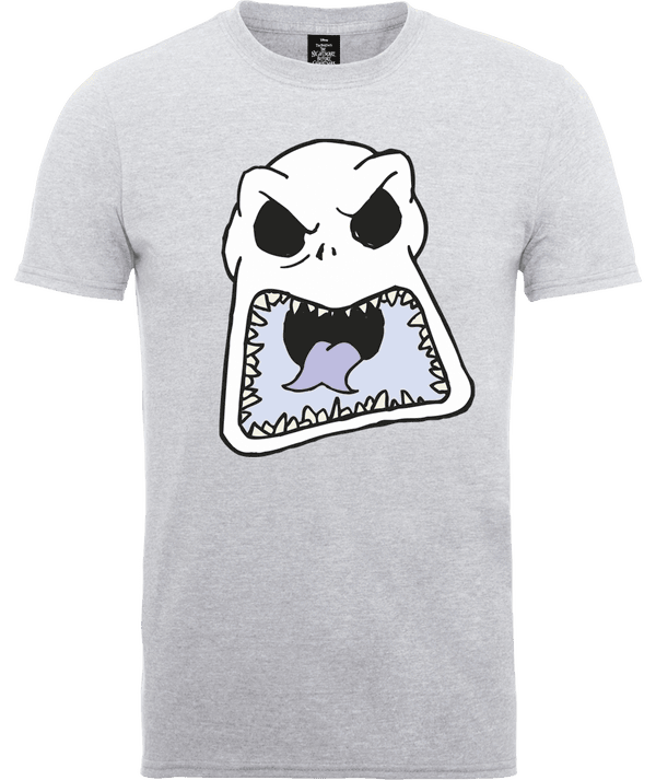 T-Shirt Homme Jack Skellington en Colère - L'Étrange Noël de Monsieur Jack - Gris